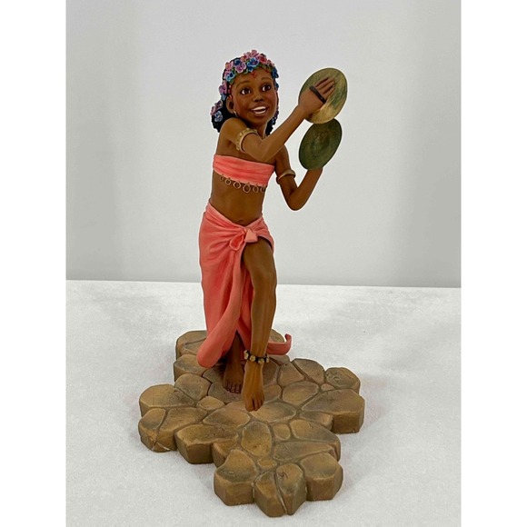 Thomas Blackshear Ebony Visions Gypsy Figurine 1999 Limited Edition
